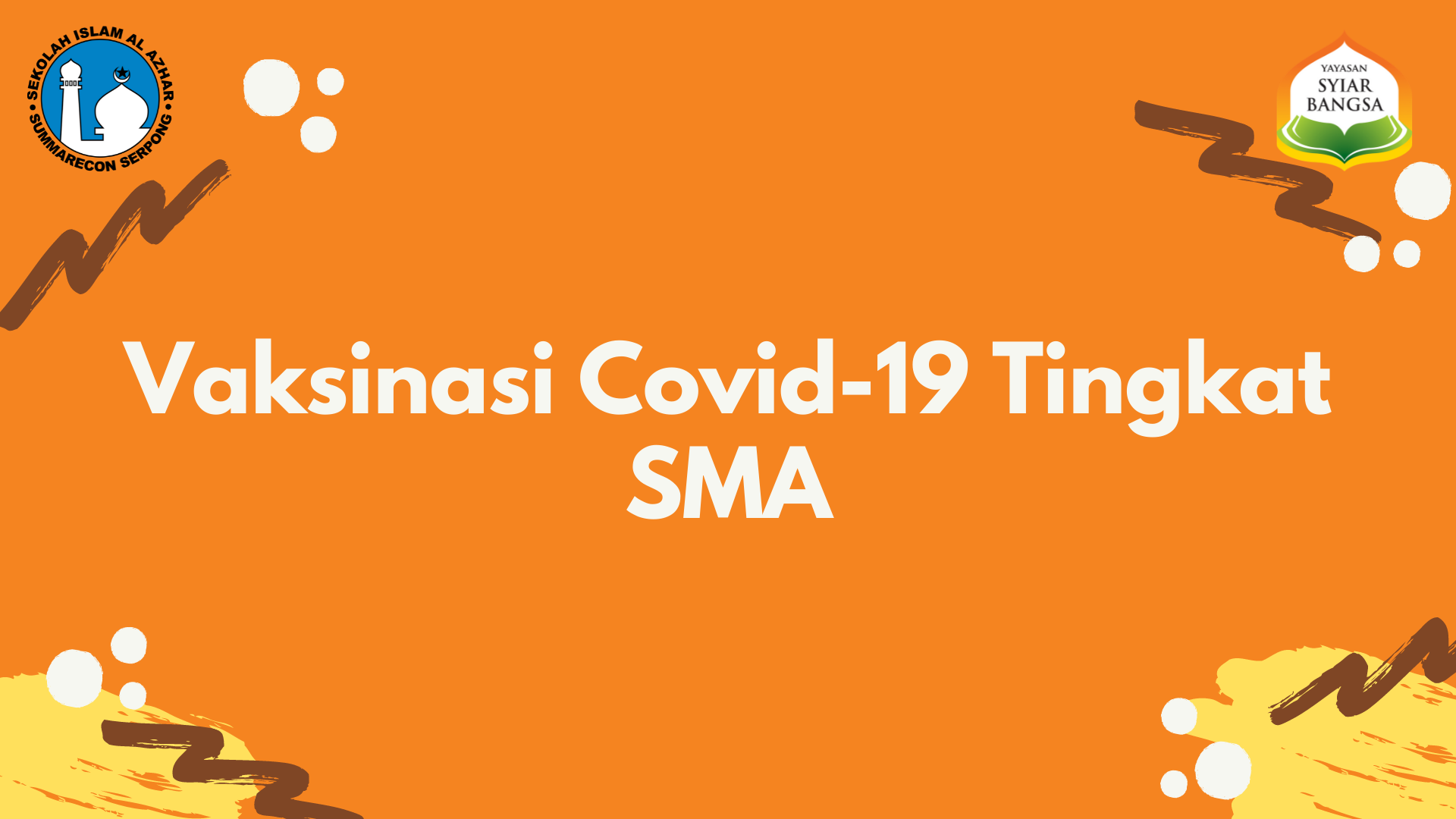 Vaksinasi Covid-19 Tingkat SMA